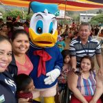 Fiesta de navidad de los niños y niñas de parroquia Pueblo Nuevo.