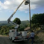 Iluminarias nuevas en la comunidad El Gramal
