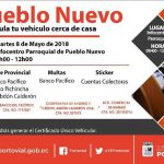 Matriculación en cada Parroquia Rural del Cantón Portoviejo