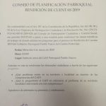 Consejo de planificación Parroquial convoca a la conformación de las mesas temática a la población en general